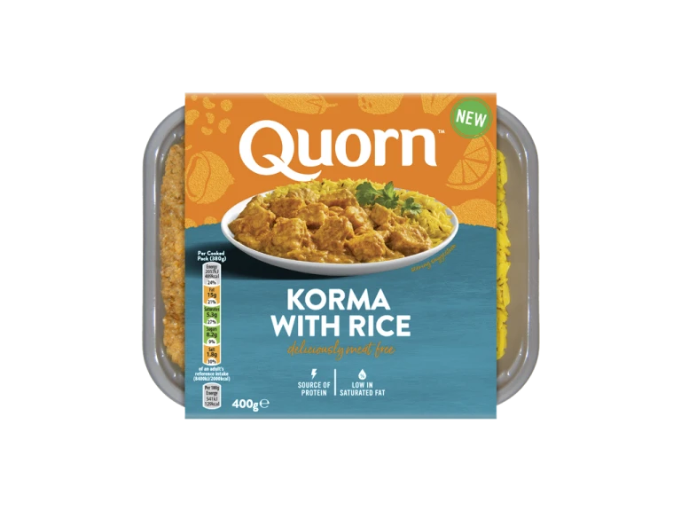 Quorn Vegetarian Korma with Rice Ready Meal