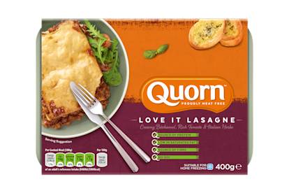 meat free quorn love it lasagne family ready meal
