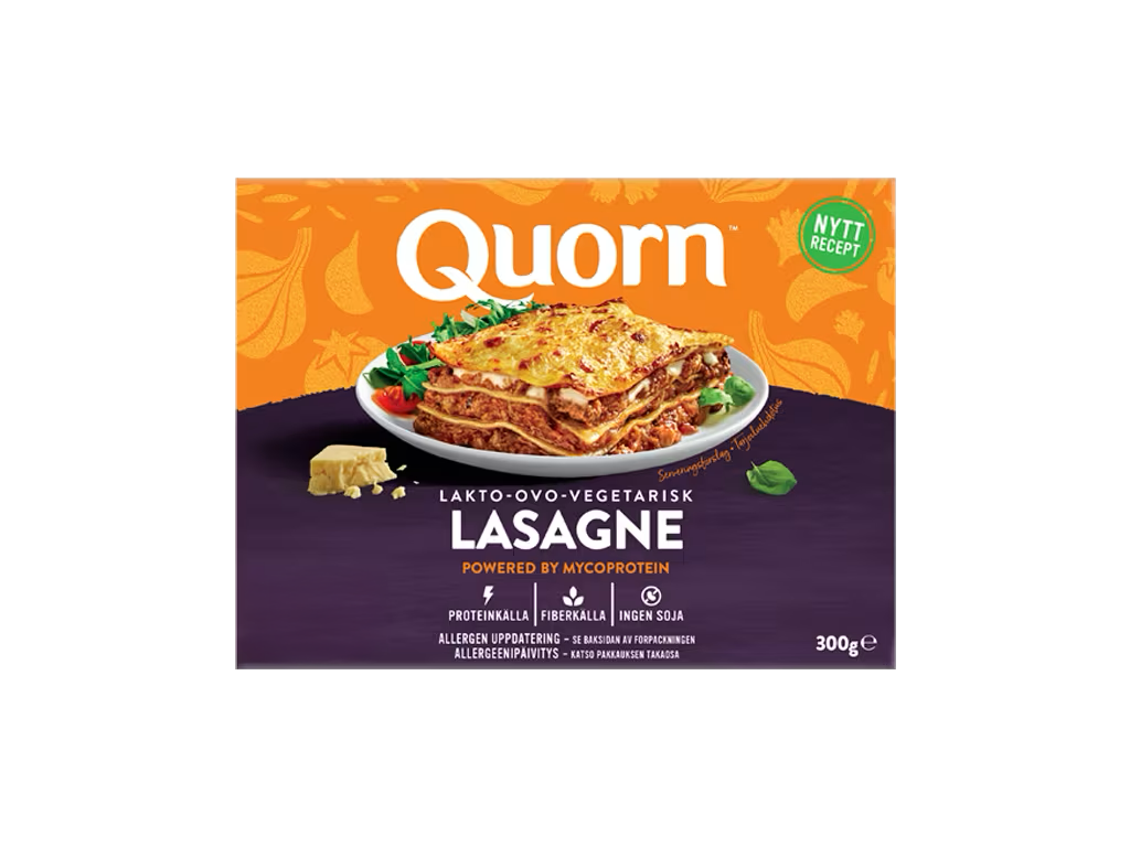 Quorn Ovo-Lakto-Vegetarisk Lasagne