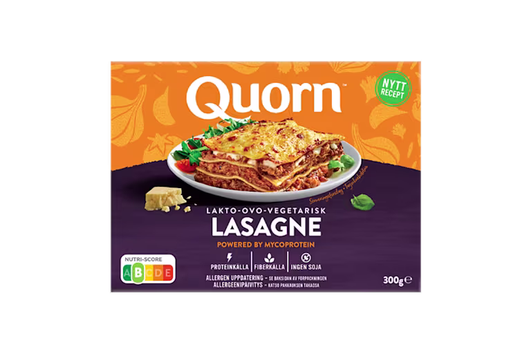Quorn Ovo-Lakto-Vegetarisk Lasagne