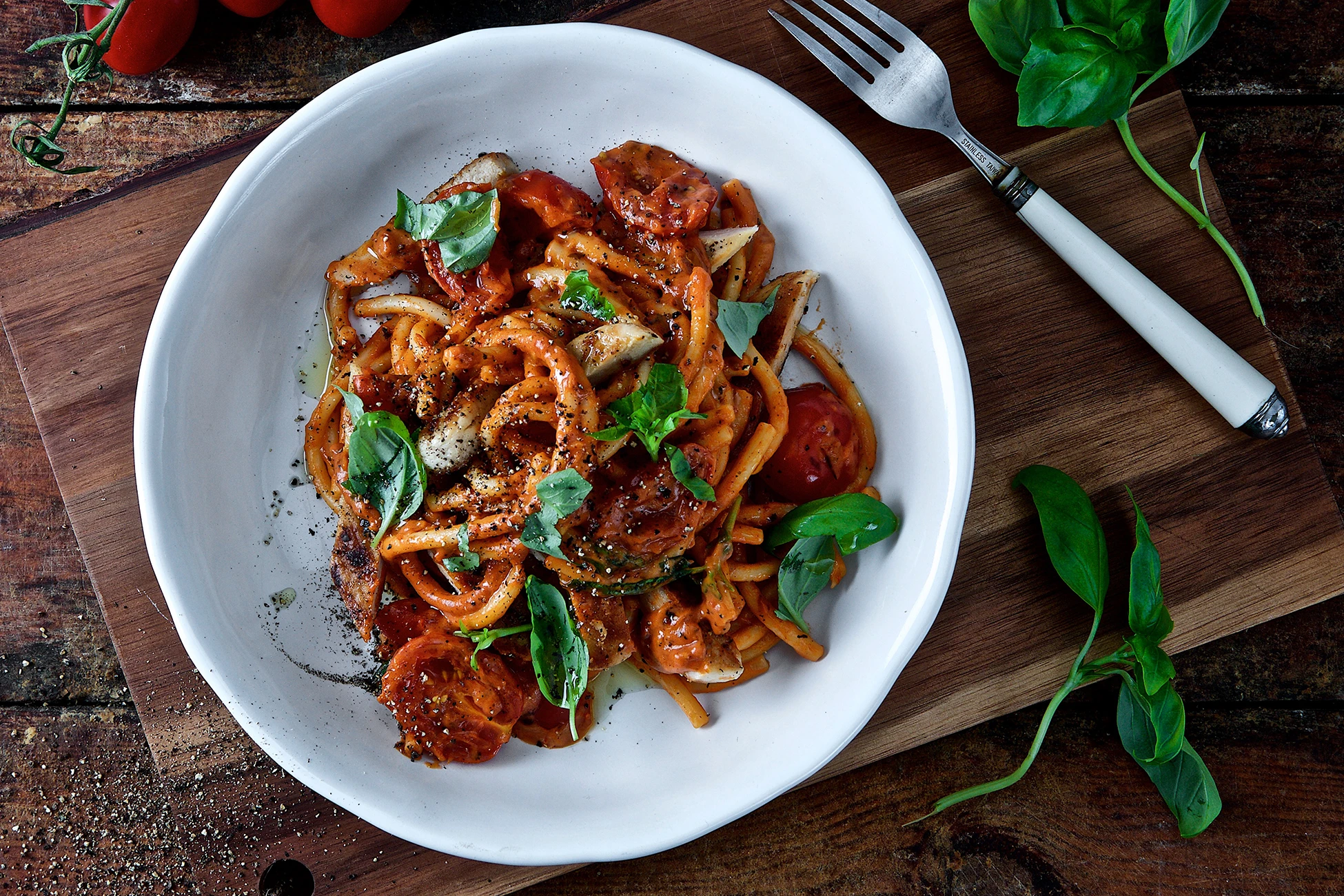 Vegetarisk 15-minuters pasta med Quorn Filéer - Krämig och god!