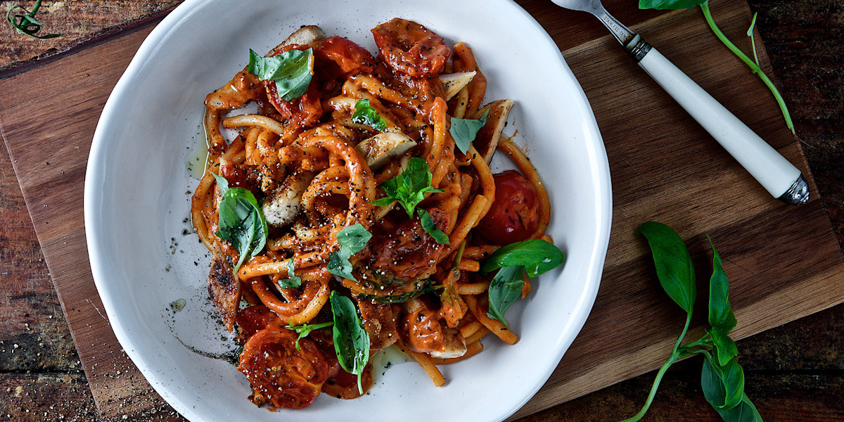 Creamy Pasta with Quorn Peppered Steak | Recipes | Quorn