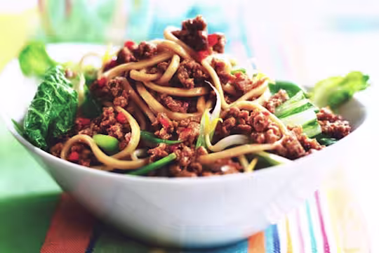 quorn mince singapore noodles vegetarian recipe