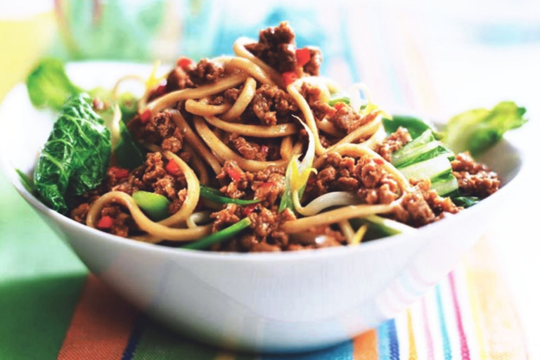 quorn mince singapore noodles vegetarian recipe