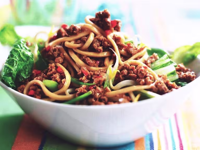 quorn mince singapore noodles vegetarian recipe