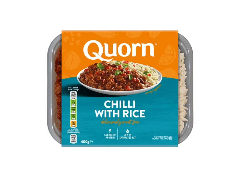 Quorn Vegetarian Chilli With Rice Ready Meal
