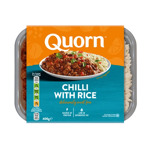 Quorn Vegetarian Chilli With Rice Ready Meal