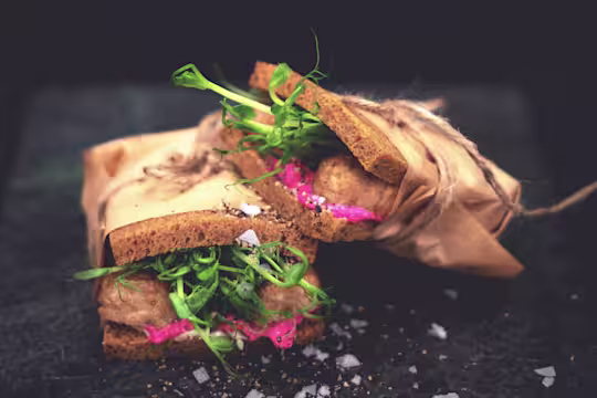 Minisandwhich med Quorn Bullar