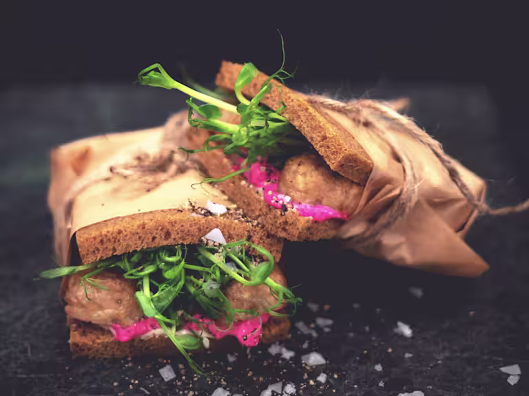 Minisandwhich med Quorn Bullar