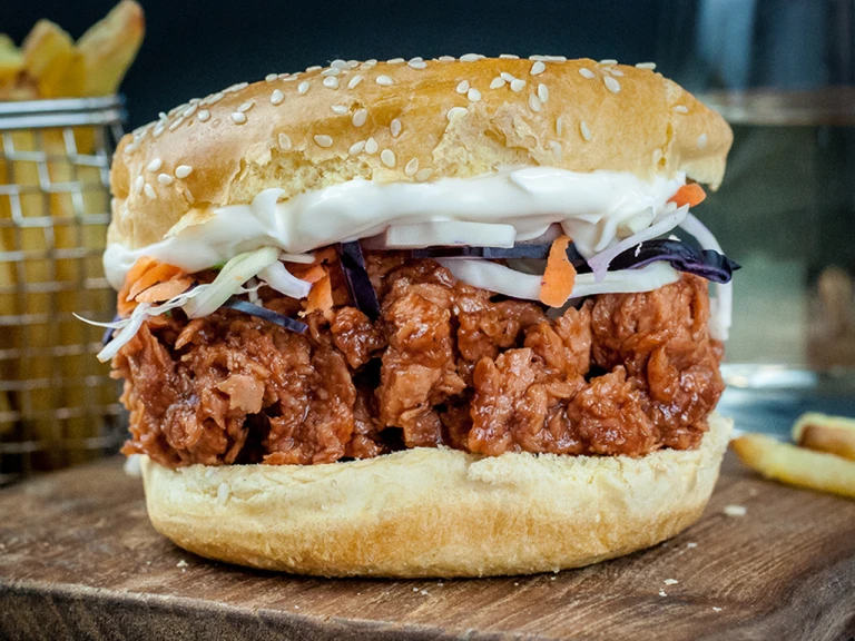 Vegetarian Pulled Pork Sandwich