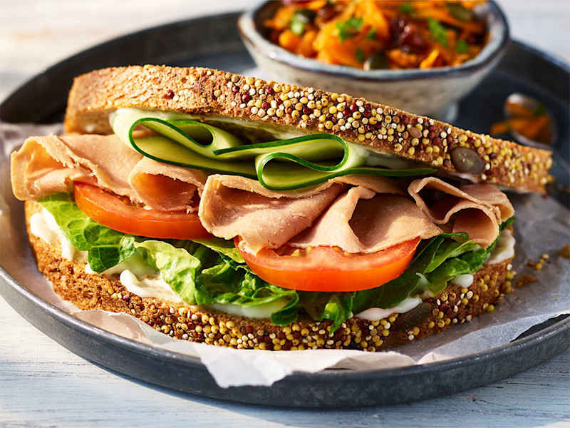 Quorn Meat-Free Ham Salad Sandwich | Quorn