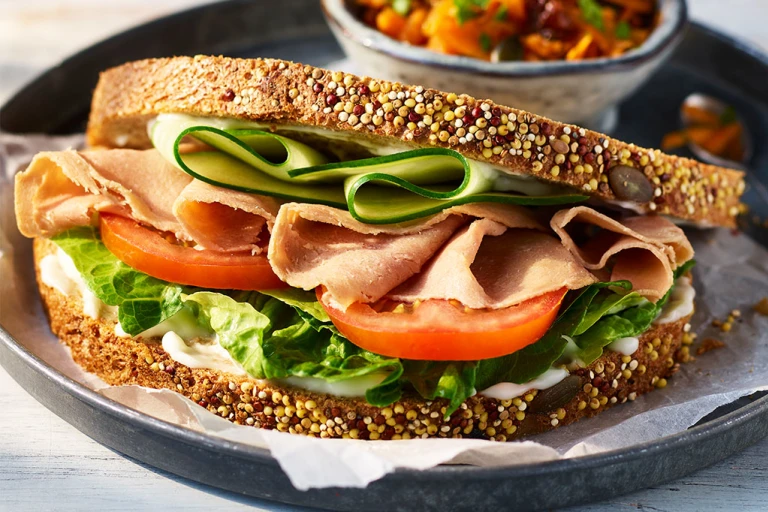 Vegan Ham Salad Sandwich