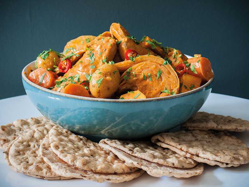 Vegetarian Senegalese Mafe Recipe With Meat-Free Quorn Fillets