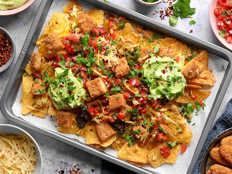 Vegetarian Nachos Recipe With Meat-Free Quorn Tenders
