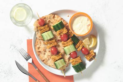Quorn Tikka Strip Lunch Skewers