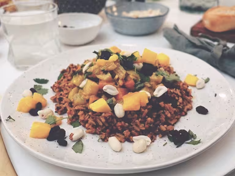 Vanja Wikströms Garam Masala gryta med Quorn Bitar