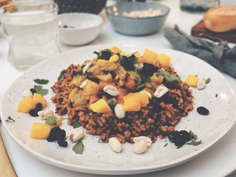 Vanja Wikströms Garam Masala gryta med Quorn Bitar