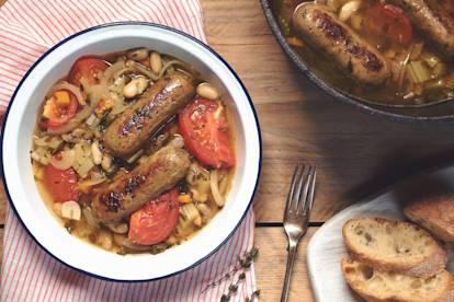 quorn sausage cassoulet vegetarian recipe
