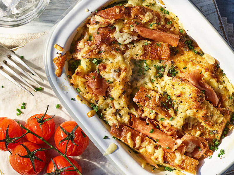 Savoury Bread and Butter Pudding | Quorn