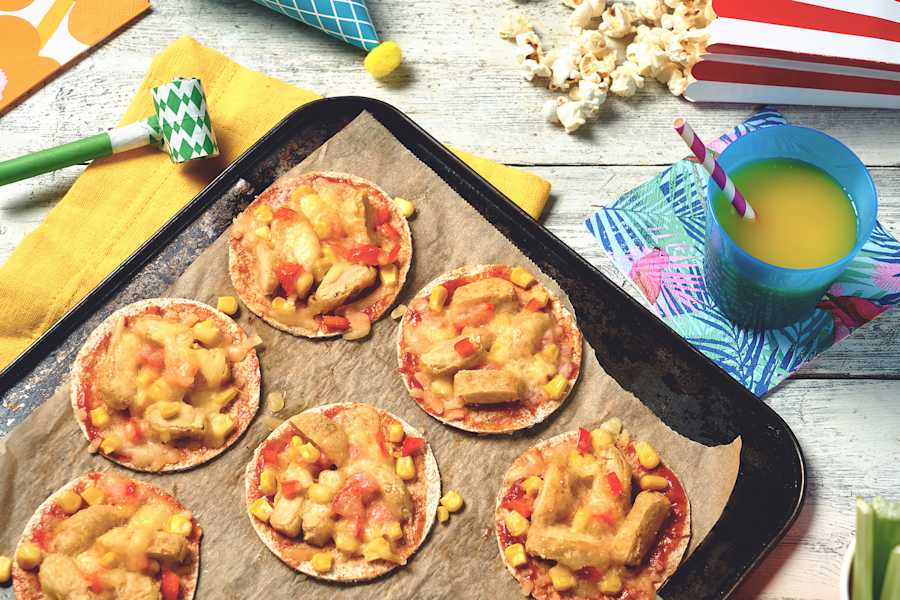 Vegetarian Nugget Pizza Bites Recipe With Meat-Free Quorn Nuggets