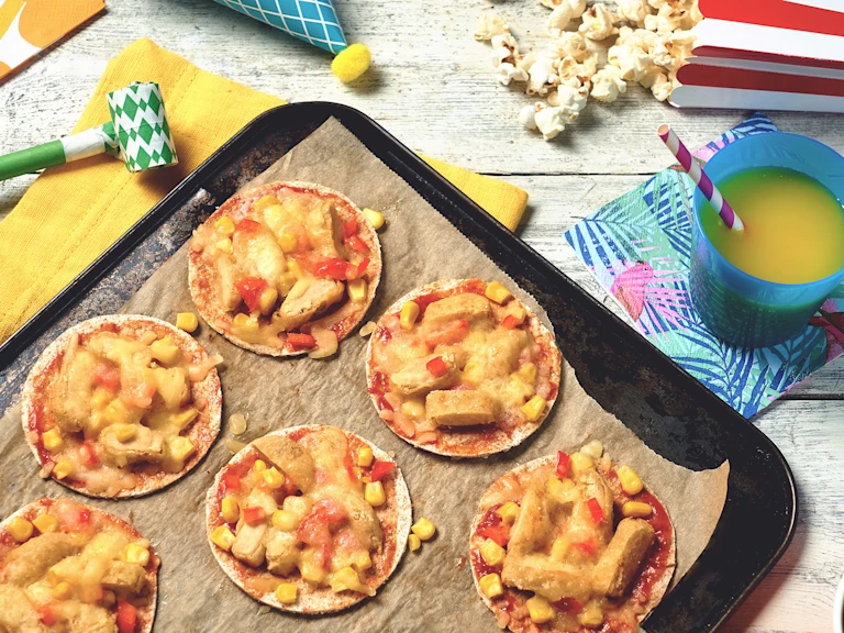 quorn crispy nugget pizza bites vegetarian recipe