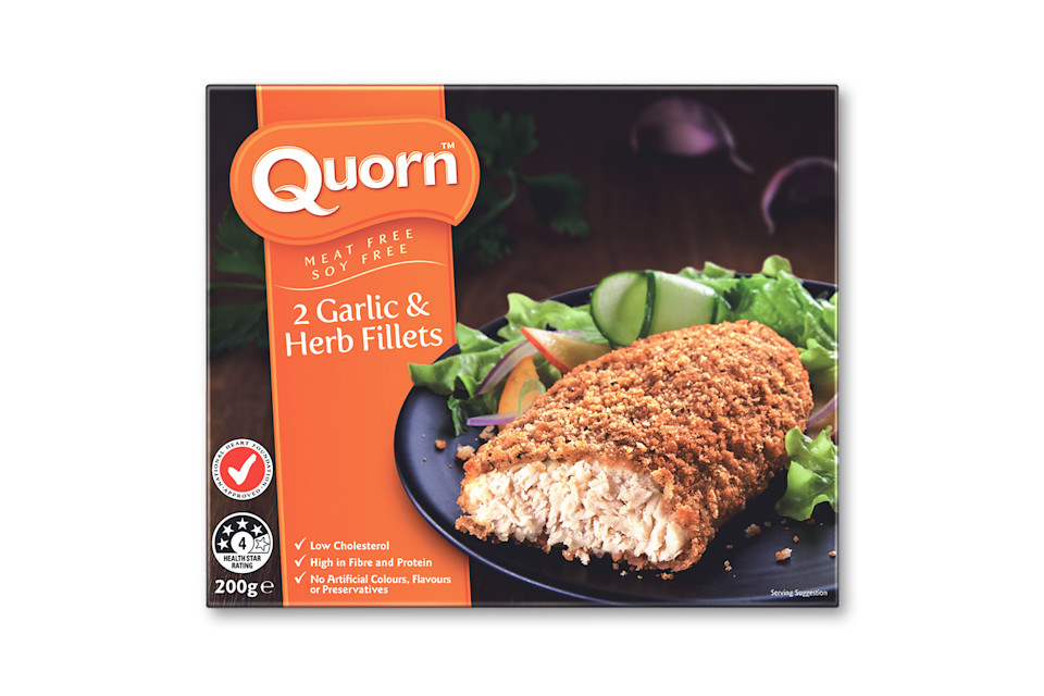 Quorn Garlic and Herb Fillets