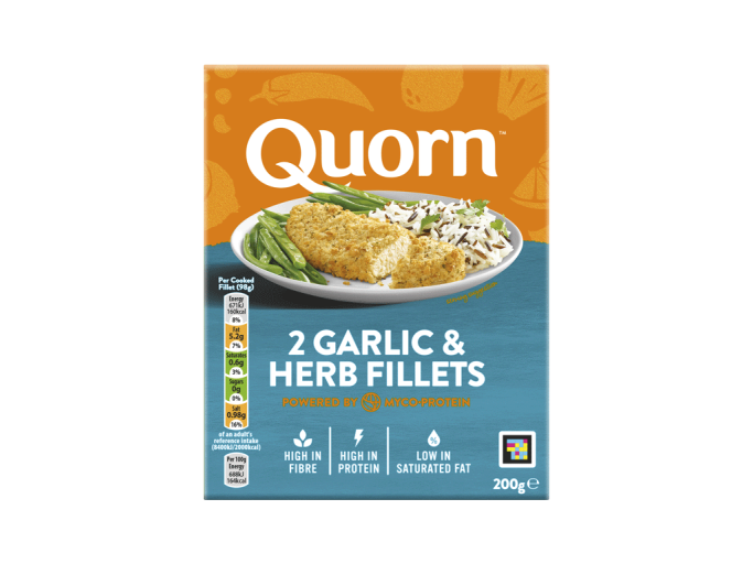 Quorn Garlic & Herb Fillets | Quorn