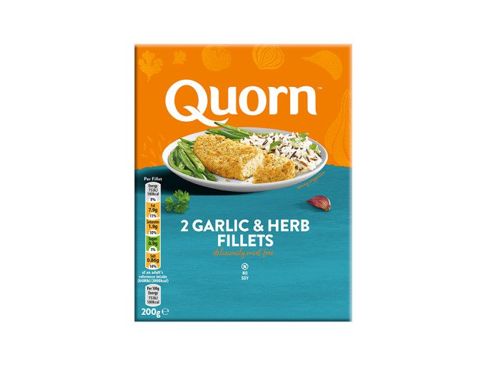 Quorn Garlic & Herb Fillets | Quorn