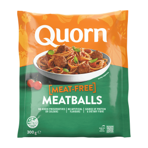 Meat free Swedish Style Balls product packaging with nutritional information