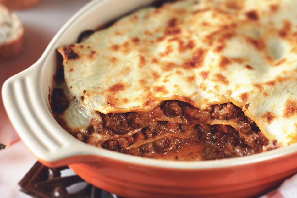 Vegetarian, Meat Free & Gluten Free Mince Lasagne Recipe 