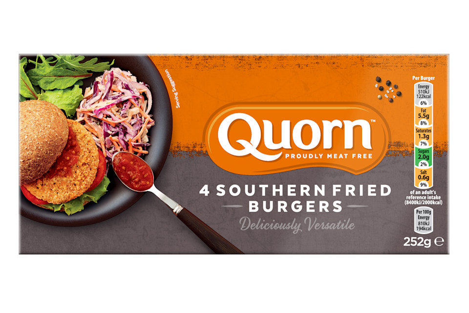 Quorn Meat Free Southern Fried Burgers