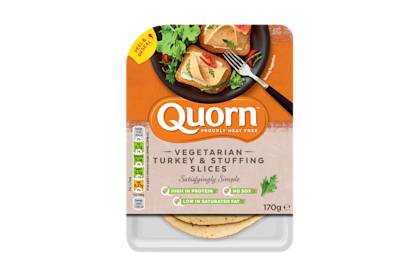 quorn vegetarian turkey & stuffing slices