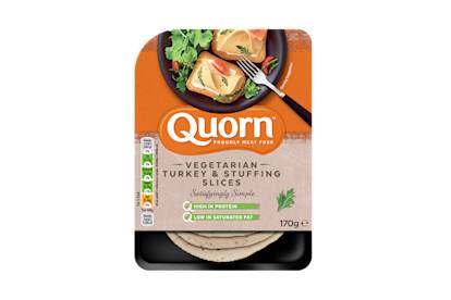 Quorn Vegetarian Turkey & Stuffing Slices
