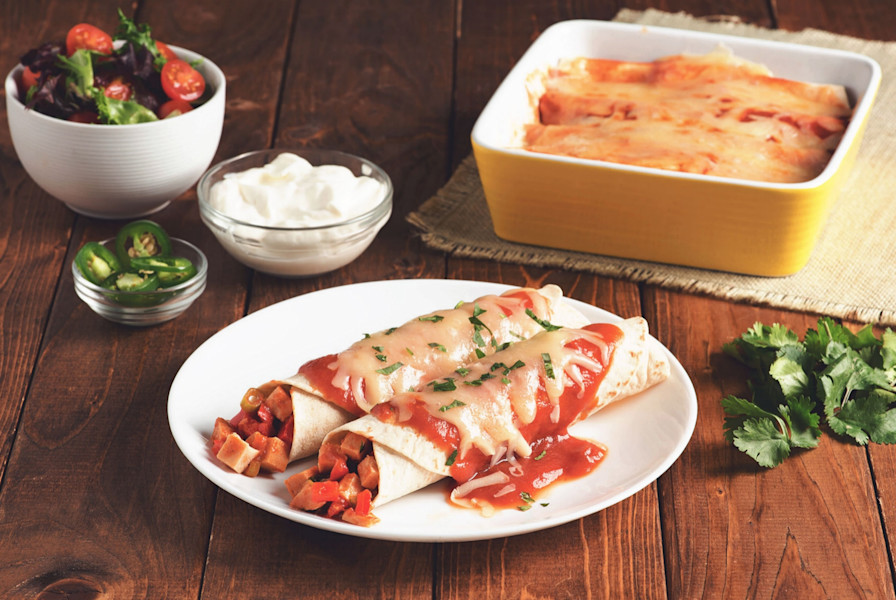 Quorn Leftover Turkey Enchiladas | Quorn US