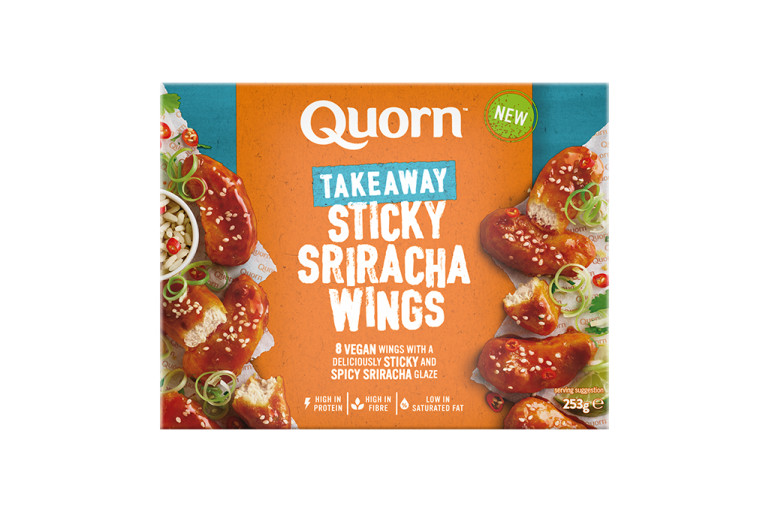 Quorn Sticky Sriracha Wings 