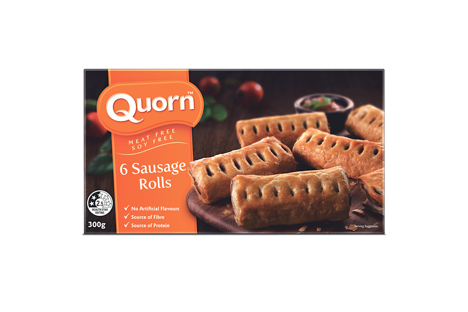 Quorn Sausage Rolls 300g (6 sausage rolls)