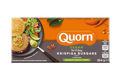 Quorn Vegan Krispiga Hamburgare