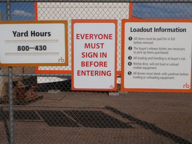 Phoenix, AZ: Equipment Delivery and Pick Up - Loading Area Information - Truck Entrance 2