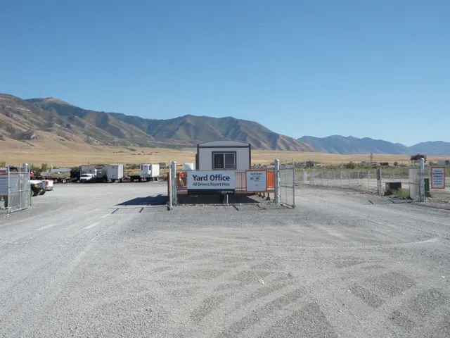 Salt Lake City, UT: Equipment Delivery and Pick Up - Loading Area Information -Yard Office 2