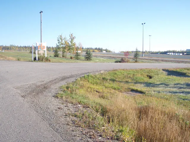 Prince George, BC: Equipment Delivery and Pick Up - Loading Area Information Loading - Old Cariboo Highway Entrance 2