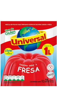 GELATINA SABOR A FRESA 1L