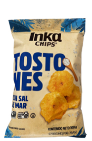TOSTONES CON SAL DE MAR (plátano frito salado)