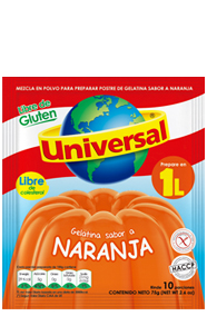 GELATINA SABOR A NARANJA 1L