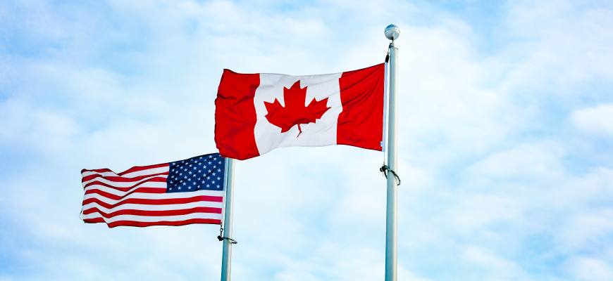 does canadian credit history transfer to us