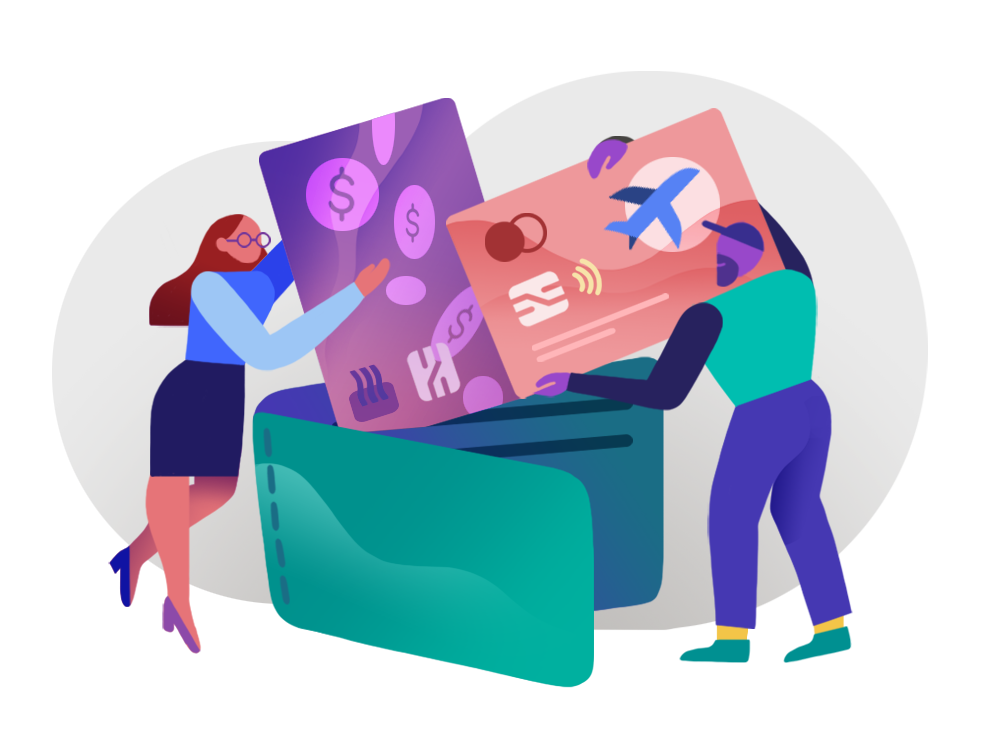 People searching for best credit cards based on their credit Check.