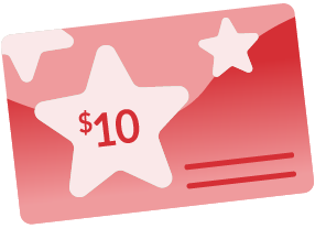 10 dollar giftcard