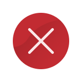 Circle with an X in it