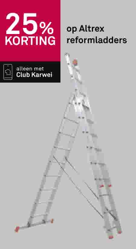 25% korting op Altrex reformladders