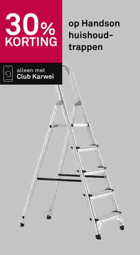 30% korting op Handson huishoudtrappen