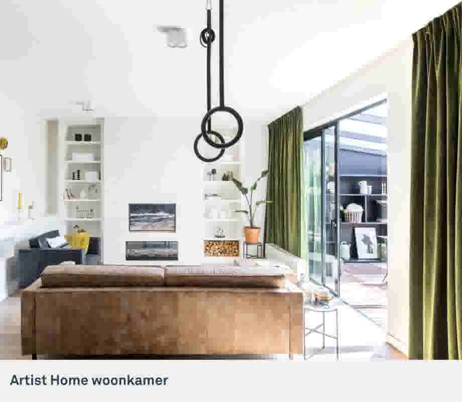 Artist home woonkamer